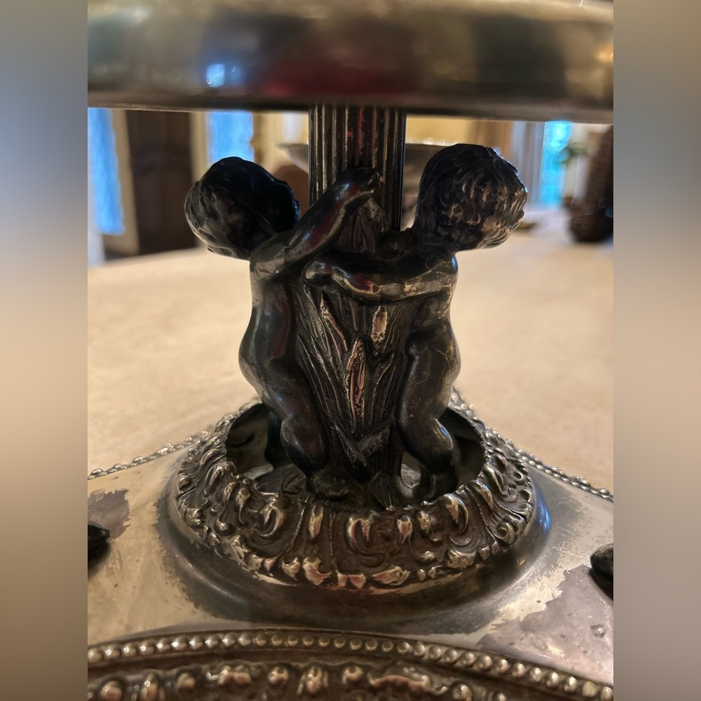 Antique/Vintage Epergne’ Figurine Charcuterie Candle Holder Rare & Wonderful 🥰